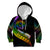 Personalised LGBT History Month Kid Hoodie Proud And Happy Polynesian Dolphin LT05 Hoodie Black - Polynesian Pride