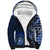 New Zealand Aotearoa Sherpa Hoodie Maori Harakeke Weaving Pattern Blue LT05 Unisex Blue - Polynesian Pride
