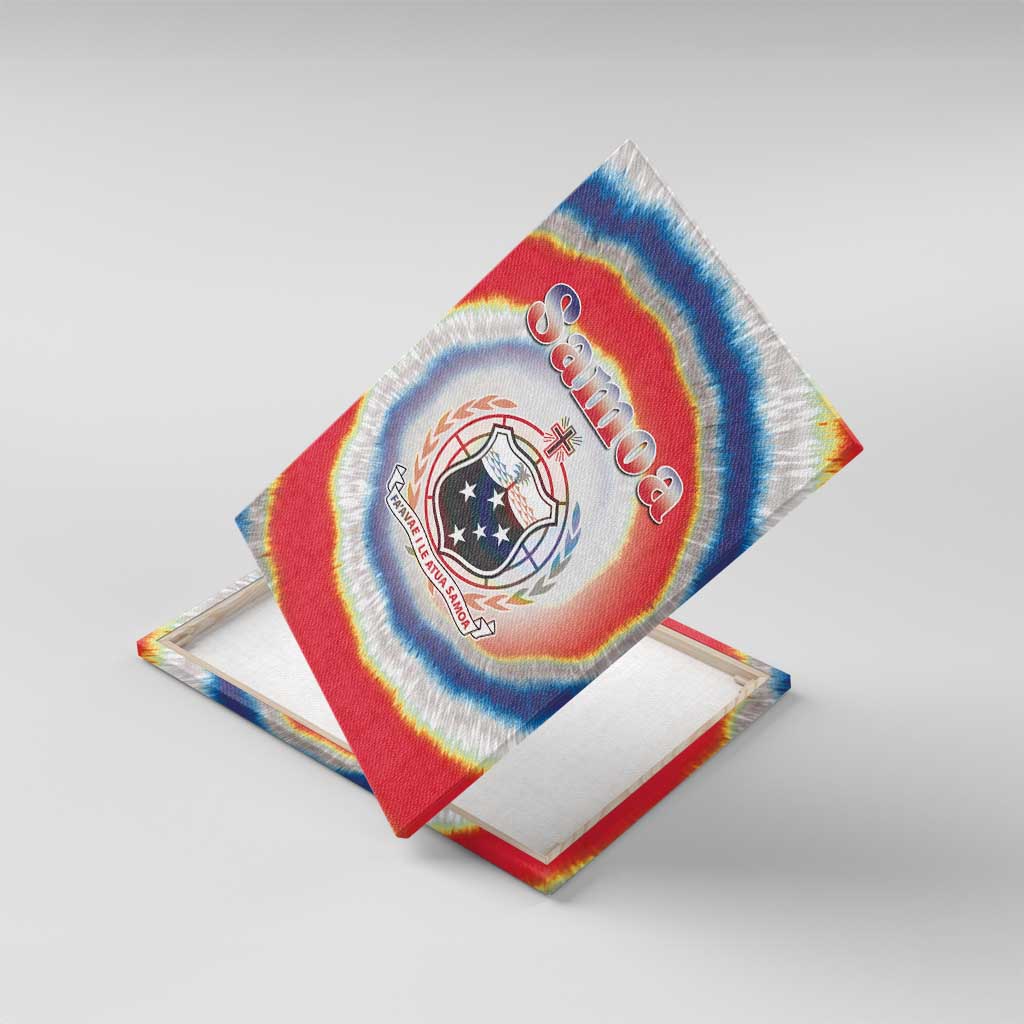 Samoa Canvas Wall Art Tie Dye Unique Style