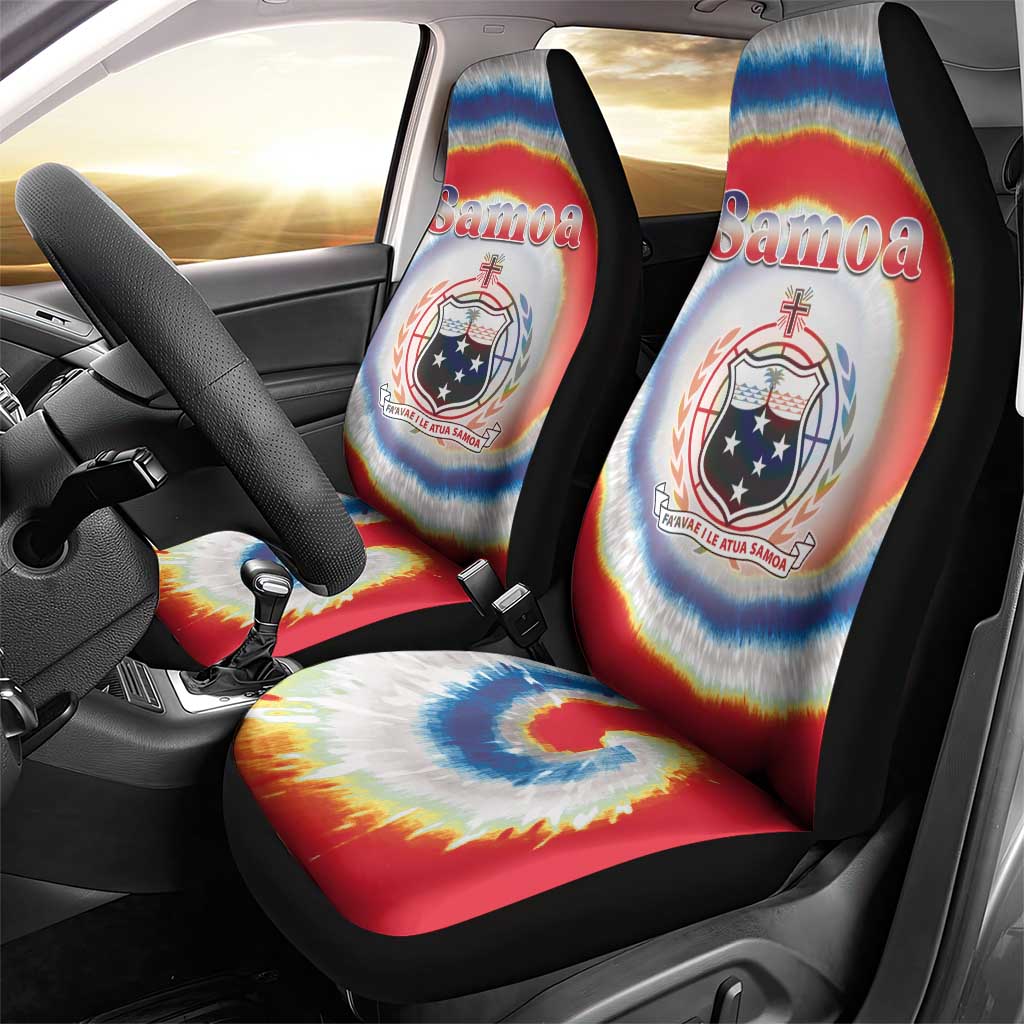 Samoa Car Seat Cover Tie Dye Unique Style