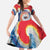 Samoa Family Matching Tank Maxi Dress and Hawaiian Shirt Tie Dye Unique Style