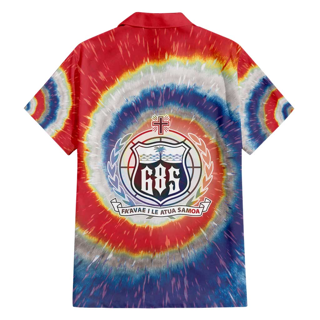 Samoa Family Matching Tank Maxi Dress and Hawaiian Shirt Tie Dye Unique Style