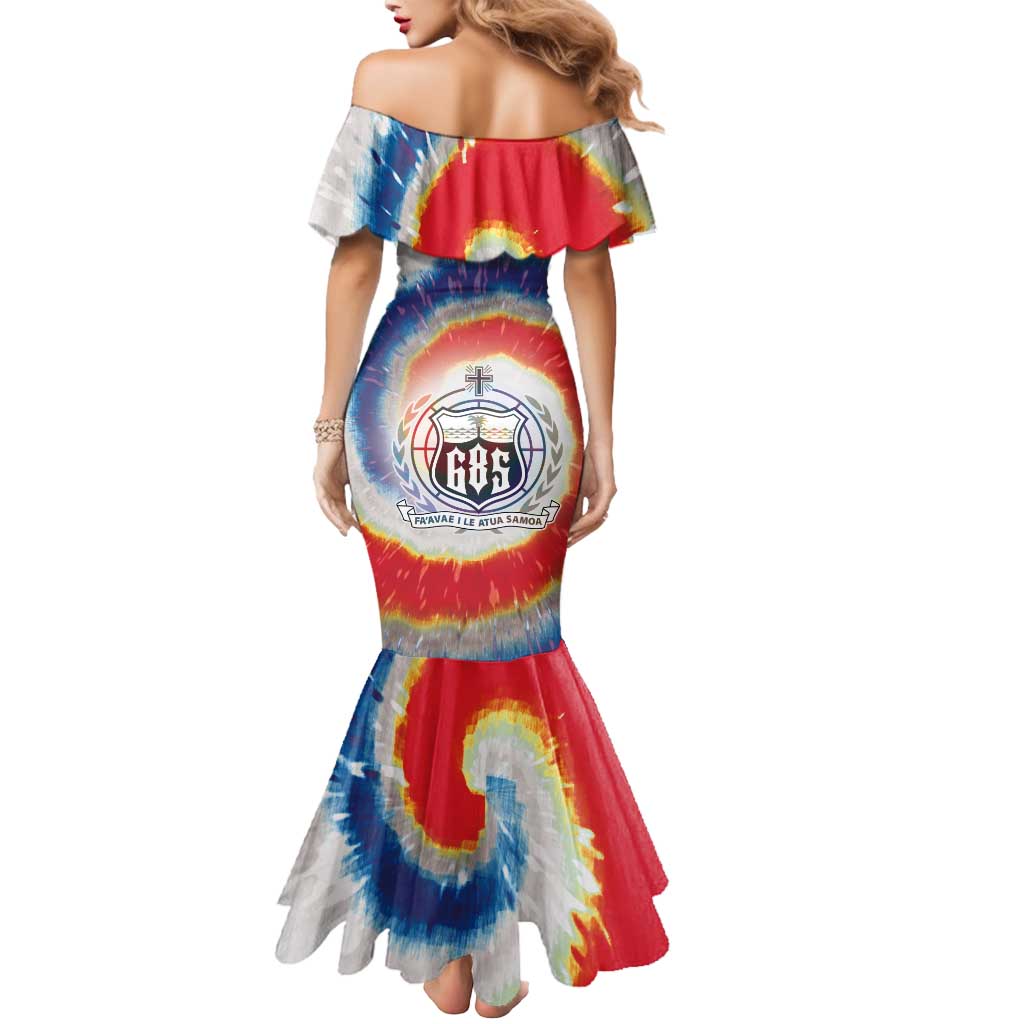 Samoa Mermaid Dress Tie Dye Unique Style LT05 - Polynesian Pride