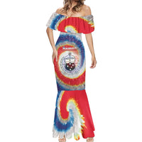 Samoa Mermaid Dress Tie Dye Unique Style LT05 - Polynesian Pride