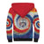 Samoa Sherpa Hoodie Tie Dye Unique Style