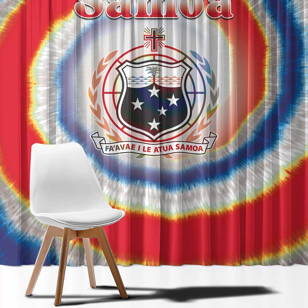 Samoa Window Curtain Tie Dye Unique Style