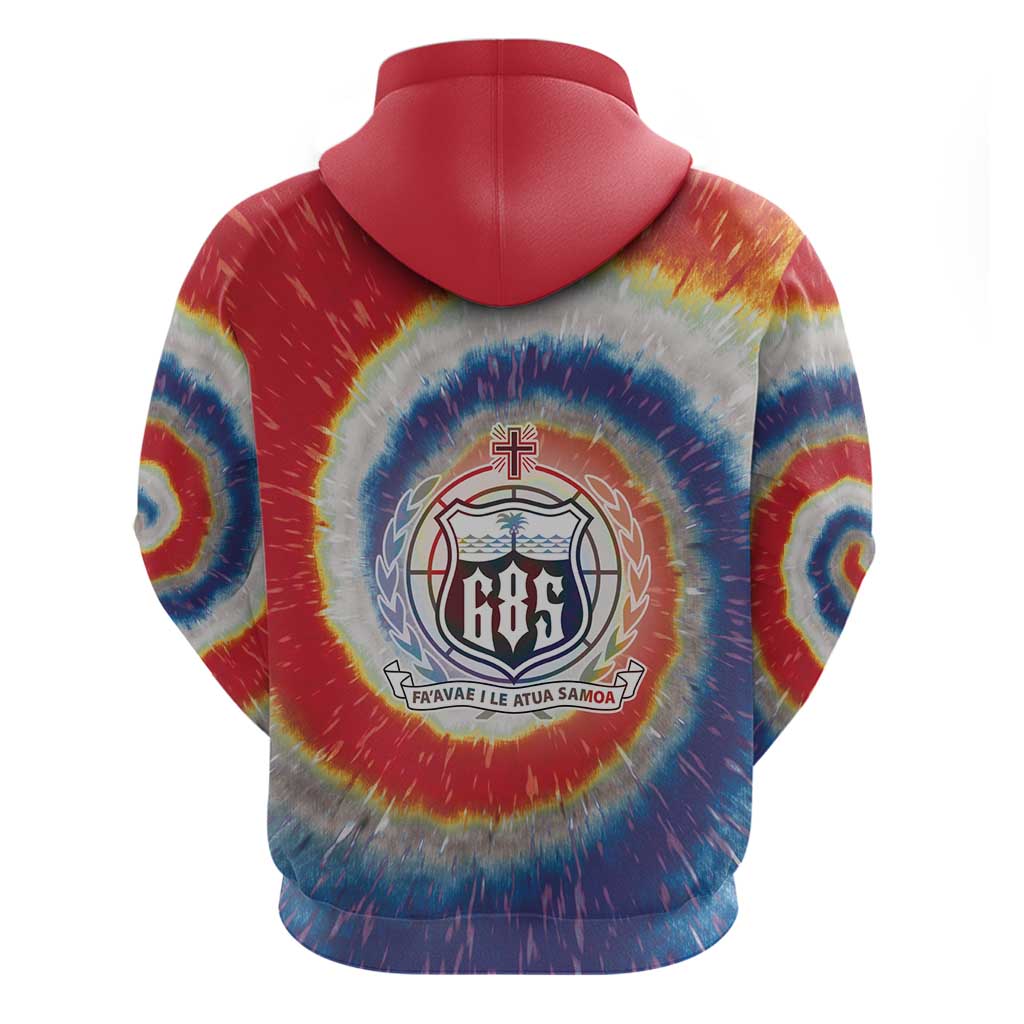 Samoa Zip Hoodie Tie Dye Unique Style LT05 - Polynesian Pride