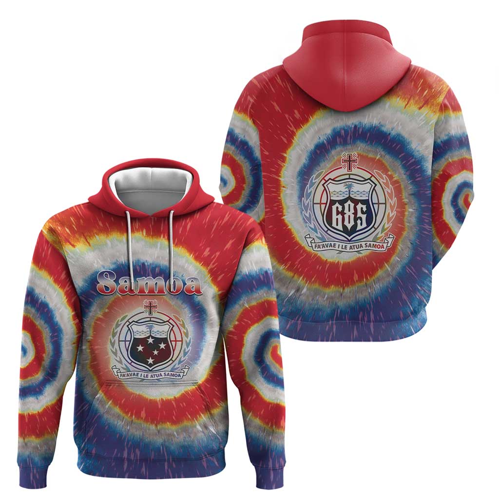 Samoa Zip Hoodie Tie Dye Unique Style LT05 - Polynesian Pride