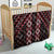 New Zealand Aotearoa Quilt Red Poutama With Taniko Pattern LT05