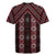 New Zealand Aotearoa Rugby Jersey Red Poutama With Taniko Pattern LT05