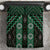 New Zealand Aotearoa Bedding Set Green Poutama With Taniko Pattern LT05