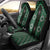 New Zealand Aotearoa Car Seat Cover Green Poutama With Taniko Pattern LT05