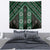 New Zealand Aotearoa Tapestry Green Poutama With Taniko Pattern LT05