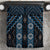 New Zealand Aotearoa Bedding Set Blue Poutama With Taniko Pattern LT05