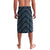 New Zealand Aotearoa Lavalava Blue Poutama With Taniko Pattern LT05