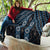 New Zealand Aotearoa Quilt Blue Poutama With Taniko Pattern LT05