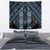 New Zealand Aotearoa Tapestry Blue Poutama With Taniko Pattern LT05