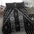 New Zealand Aotearoa Bedding Set Black Poutama With Taniko Pattern LT05
