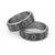 New Zealand Aotearoa Classic Ring Black Poutama With Taniko Pattern - Polynesian Pride