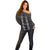 New Zealand Aotearoa Off Shoulder Sweater Black Poutama With Taniko Pattern LT05