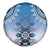 New Zealand Spare Tire Cover Poutama Mix Blue Taniko Inspired Art LT05