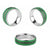 New Zealand Classic Ring Poutama Mix Green Taniko Inspired Art - Polynesian Pride