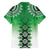 New Zealand Hawaiian Shirt Poutama Mix Green Taniko Inspired Art LT05