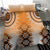 New Zealand Bedding Set Poutama Mix Orange Taniko Inspired Art LT05