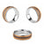 New Zealand Classic Ring Poutama Mix Orange Taniko Inspired Art - Polynesian Pride