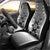 New Zealand Car Seat Cover Poutama Mix Gray Taniko Inspired Art LT05