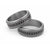 New Zealand Classic Ring Poutama Mix Gray Taniko Inspired Art - Polynesian Pride
