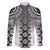New Zealand Family Matching Summer Maxi Dress and Hawaiian Shirt Poutama Mix Gray Taniko Inspired Art LT05