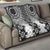 New Zealand Quilt Poutama Mix Gray Taniko Inspired Art LT05