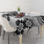 New Zealand Tablecloth Poutama Mix Gray Taniko Inspired Art LT05