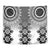New Zealand Tapestry Poutama Mix Gray Taniko Inspired Art LT05