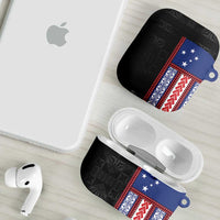 Samoa Flag AirPods Case Ula Fala With Samoan Siapo - Polynesian Pride