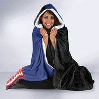 Samoa Flag Hooded Blanket Ula Fala With Samoan Siapo - Polynesian Pride