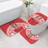 Tonga Rugby Mate Ma'a Bathroom Set Tongan Pride Unique Style - Polynesian Pride