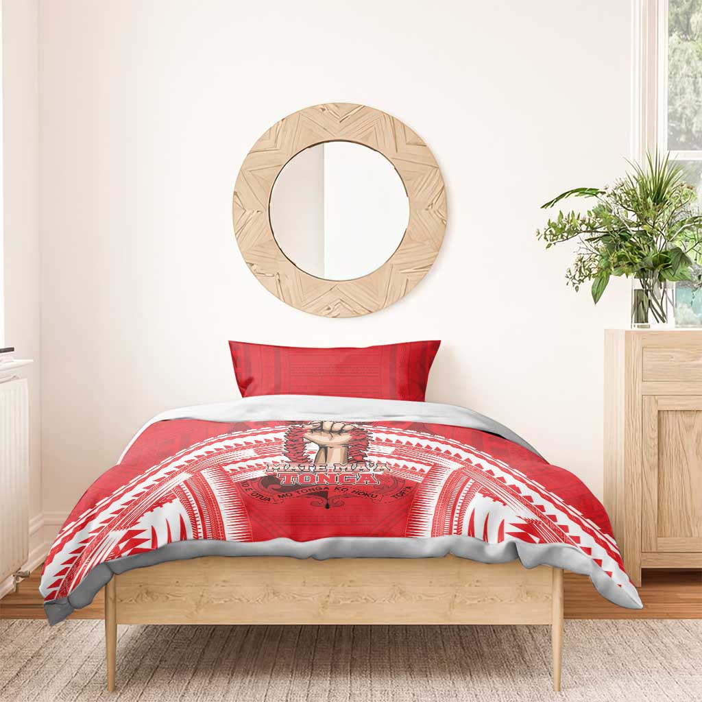 Tonga Rugby Mate Ma'a Bedding Set Tongan Pride Unique Style - Polynesian Pride