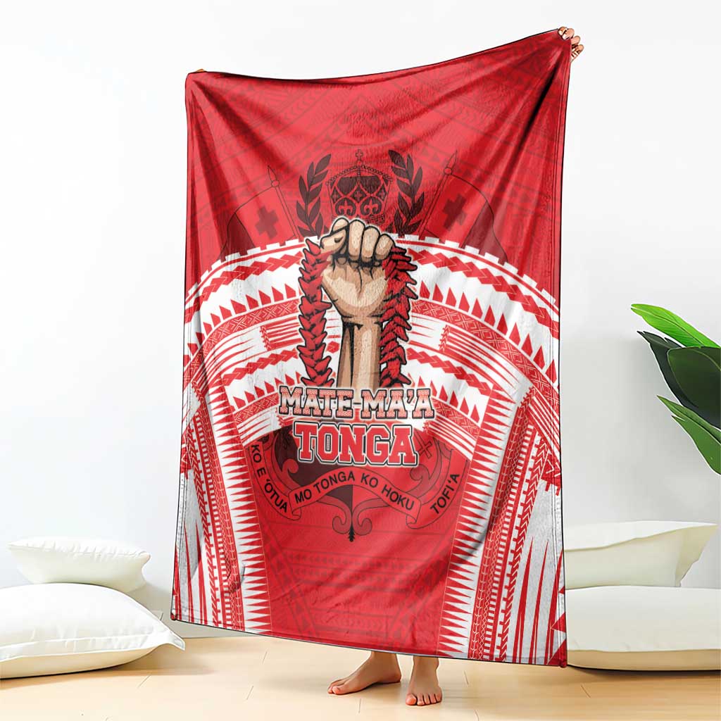 Tonga Rugby Mate Ma'a Blanket Tongan Pride Unique Style - Polynesian Pride