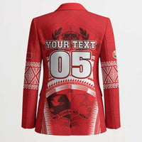 Custom Tonga Rugby Mate Ma'a Blazer Tongan Pride Unique Style - Polynesian Pride