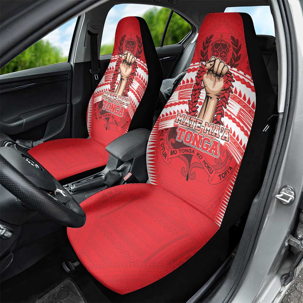 Tonga Rugby Mate Ma'a Car Seat Cover Tongan Pride Unique Style - Polynesian Pride