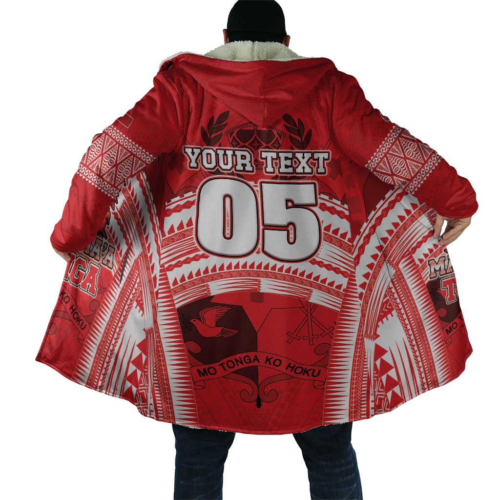 Custom Tonga Rugby Mate Ma'a Cloak Tongan Pride Unique Style - Polynesian Pride