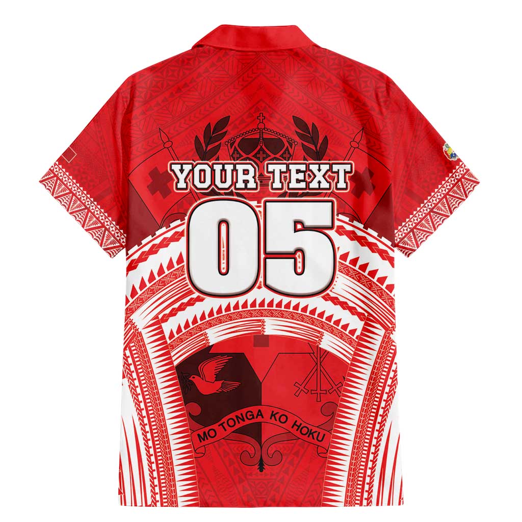 Custom Tonga Rugby Mate Ma'a Family Matching Mermaid Dress and Hawaiian Shirt Tongan Pride Unique Style - Polynesian Pride