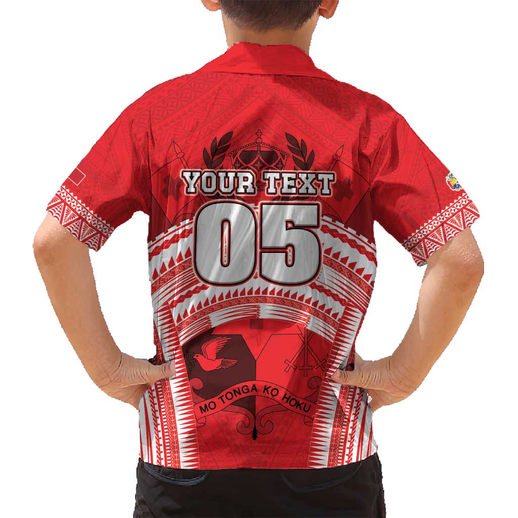 Custom Tonga Rugby Mate Ma'a Family Matching Puletasi and Hawaiian Shirt Tongan Pride Unique Style - Polynesian Pride