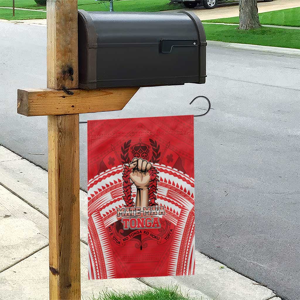 Tonga Rugby Mate Ma'a Garden Flag Tongan Pride Unique Style - Polynesian Pride