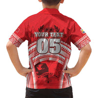 Custom Tonga Rugby Mate Ma'a Kid Hawaiian Shirt Tongan Pride Unique Style - Polynesian Pride