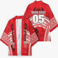 Custom Tonga Rugby Mate Ma'a Kimono Tongan Pride Unique Style - Polynesian Pride