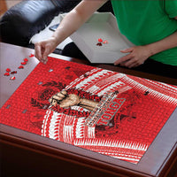 Tonga Rugby Mate Ma'a Puzzle Tongan Pride Unique Style - Polynesian Pride