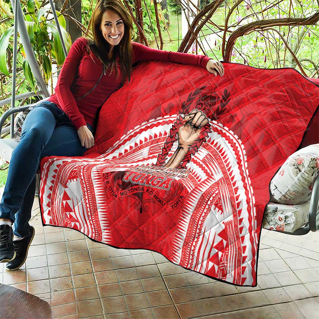 Tonga Rugby Mate Ma'a Quilt Tongan Pride Unique Style - Polynesian Pride